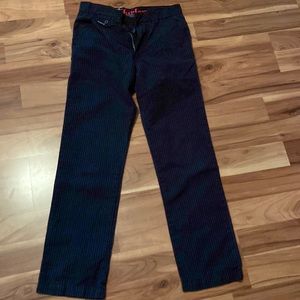 Hurley black pin stripped pants